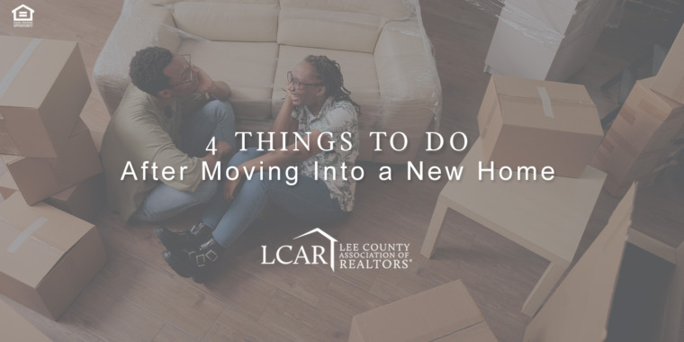 things to do after moving into a new home