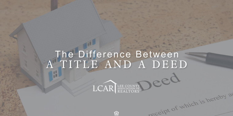 the difference between a title and a deed