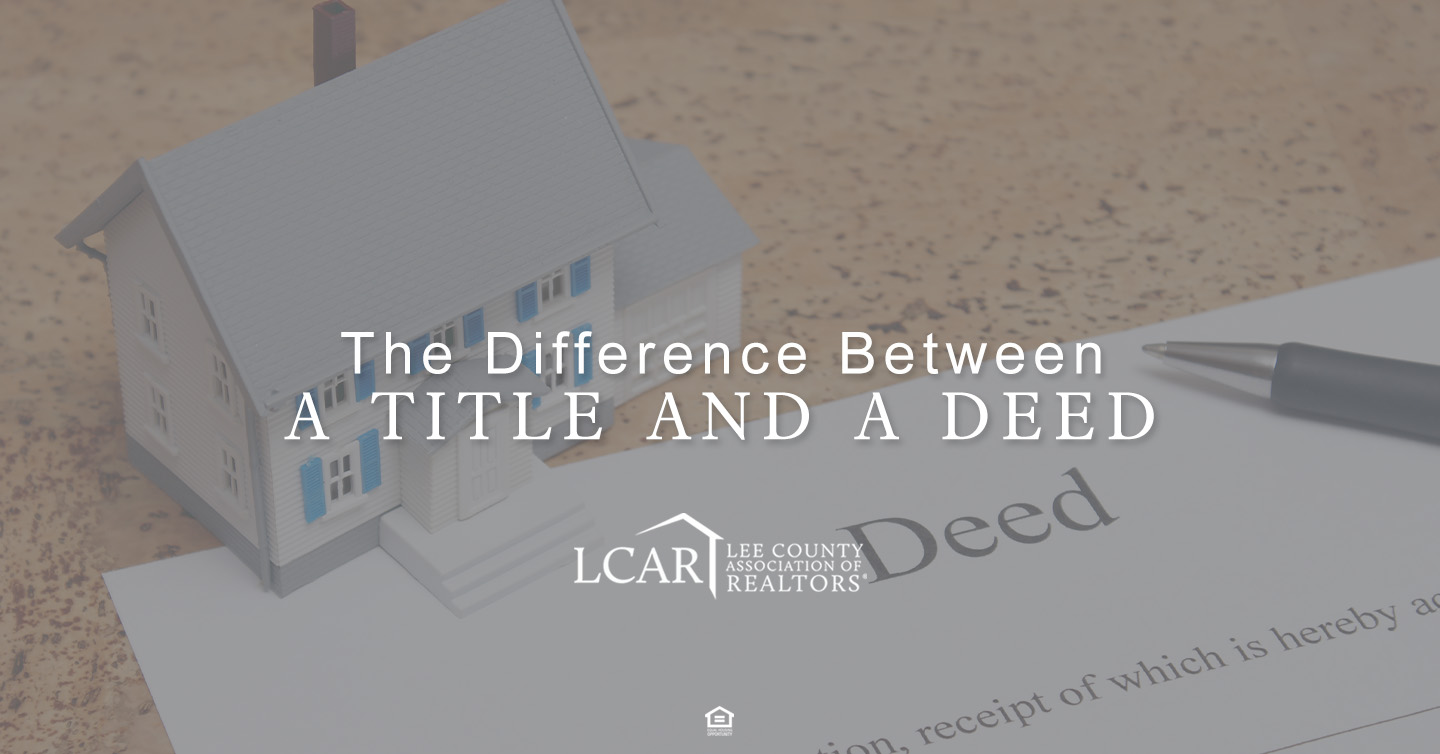 the difference between a title and a deed