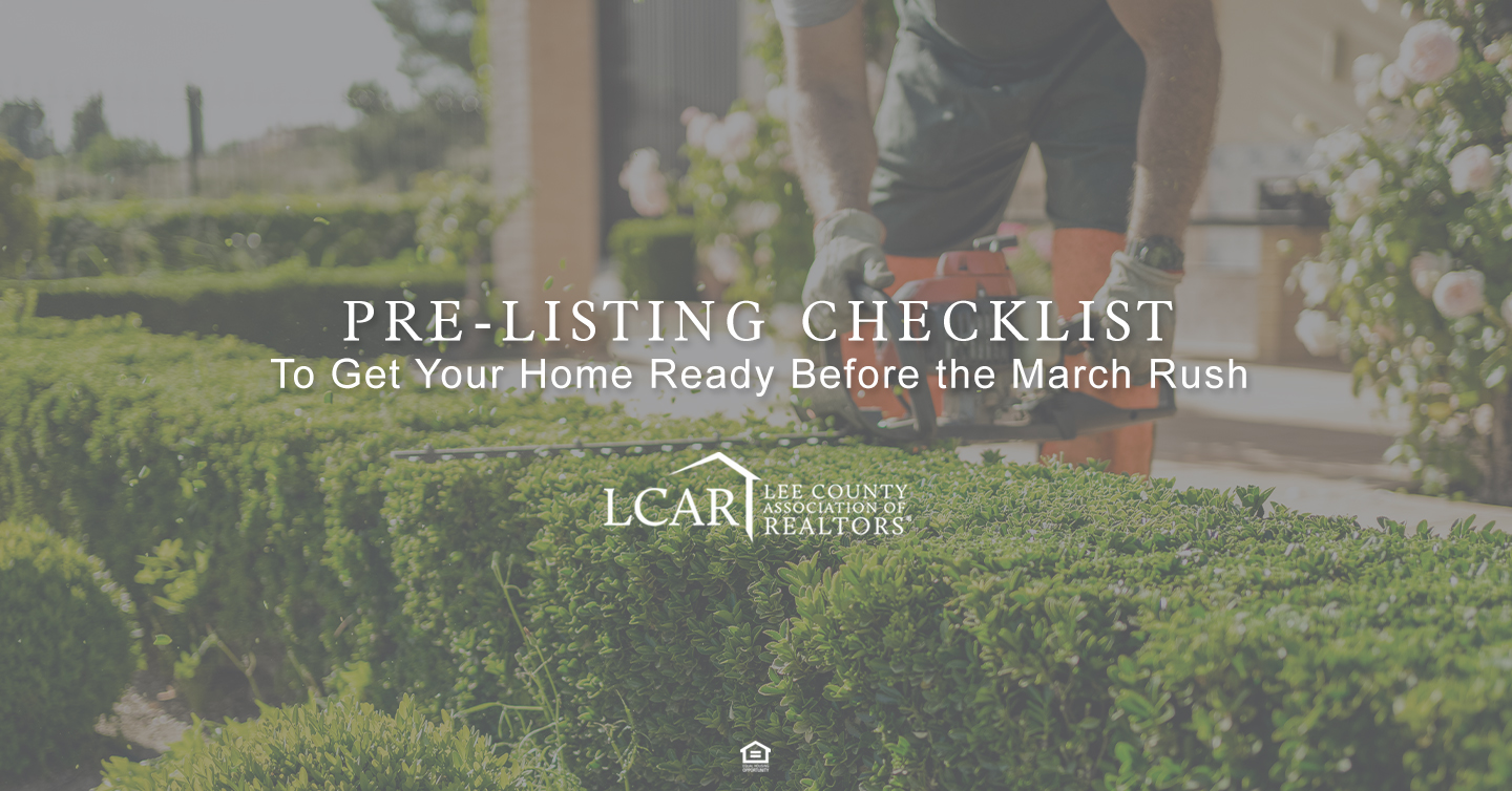 pre-listing checklist