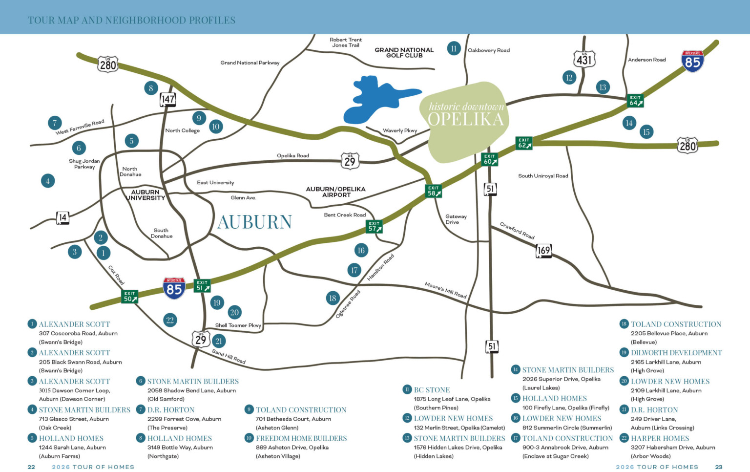 2026 Tour of Homes Map - Lee County Association of REALTORS®