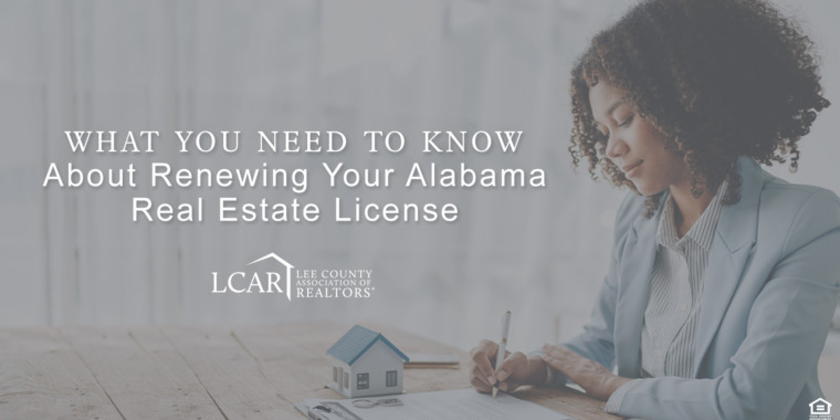 renewing your Alabama real estate license