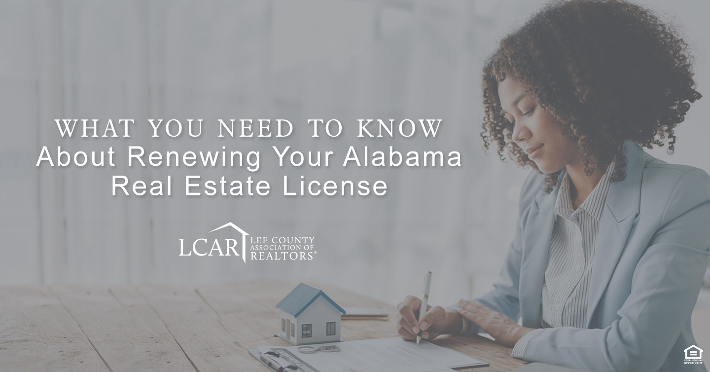 renewing your Alabama real estate license